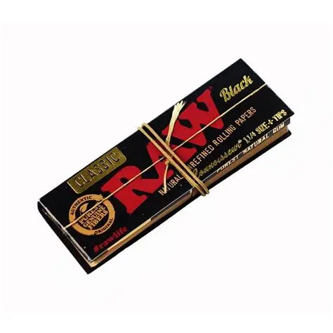 RAW Black Connoisseur 1 1/4 + Tips - product image